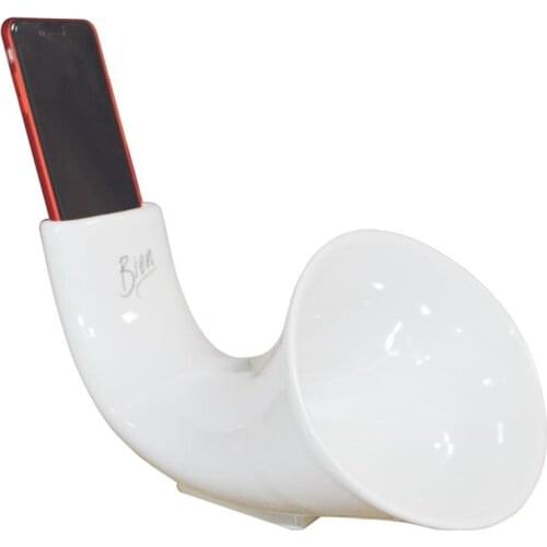 Ceramic Mini Megaphone Enjoye Decorative Music Stand