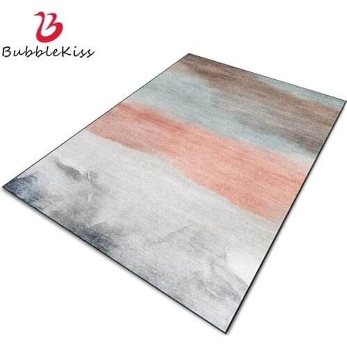 Bubble Kiss Carpets For Living Room Fashion Pink Rugs Color Gradient Floor Mats Home Anti Slip Area Rugs Girls Room Decor Carpet