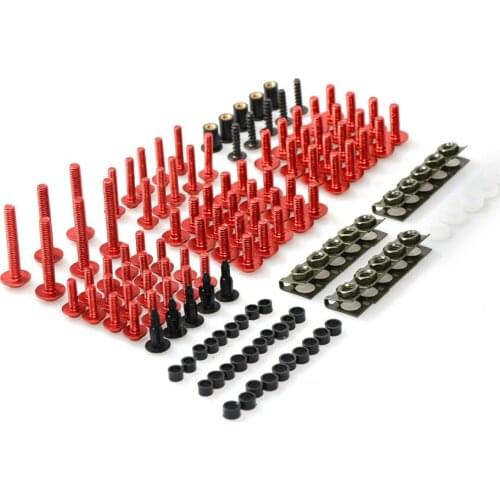 Fairing screw set, CNC alloy bolt set, M5 and M6, suitable for body and motorcycle For SUZUKI SE SV650 S GSXR1000