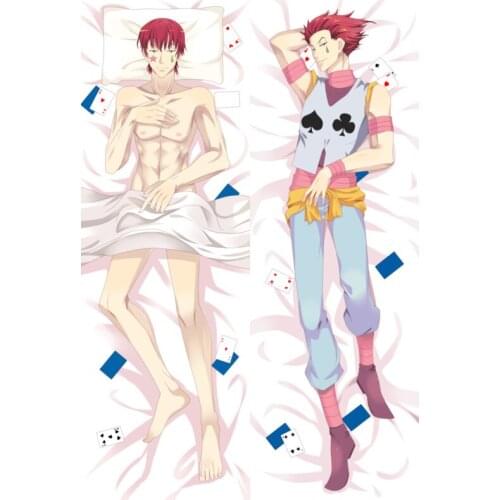 Cool Japan Anime HUNTERxHUNTER Hyskoa Hisoka Csai Male BL Pillowcase decorative Hugging Body Pillow Case Bedding