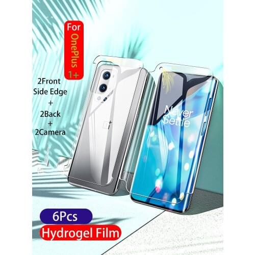 Front Back Camera 1+ 8 8T Screen Protector For OnePlus 9 9Pro Full Coverage HD All-Inclusive Soft Hydrogel Film 7Pro 7TPro 8Pro
