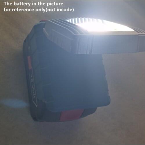 Portable 10W LED Work Light Lamp Flashlight (NO Battery,NO Charger) Outdoor Lighting For BOSCH 14.4V 18V Li-ion battery