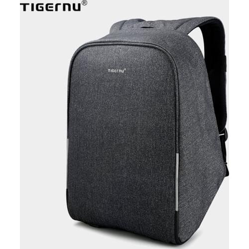 Tigernu Anti theft 15.6inch Laptop Backpack Men Women USB Backpack Male Mochila School Laptop Backpack Bag For Teenagers Casual