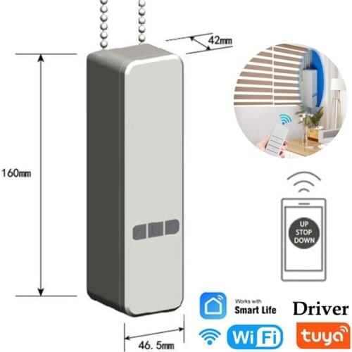 Tuya Smart Roller Shade Driver WiFi Drawstring Curtain Motor APP RF Remote Control Shutters Controller Support Smart Life Alexa