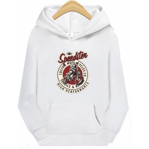 UVRCOS Fall/Winter 2021 Motorcycle hoodie loose hoodie sweatshirt womens print casual hoodie jumper mens and womens outerwear