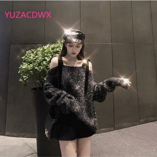 Женские пуловеры с открытыми плечами YUZACDWX China At AliExpress