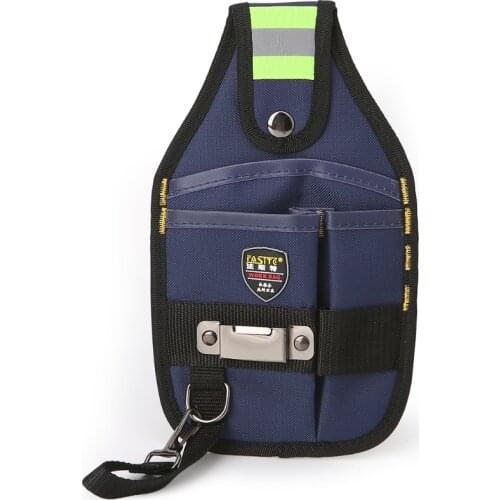 3-Pocket Professional Electrician Tool Bag Tape Buckle Work Belt Pouch Drop Ship