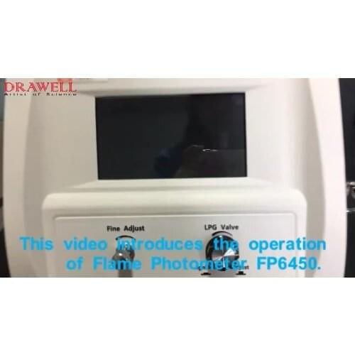 Automatic Flame Photometer K Na Li Ca Ba