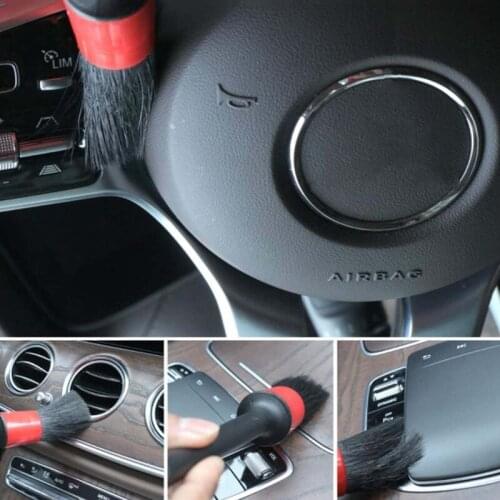 Car Beauty Brush Car Air Conditioning Air Outlet Brush Multifunctional Cleaning Brush Car Wash Maintenance Gap Brush