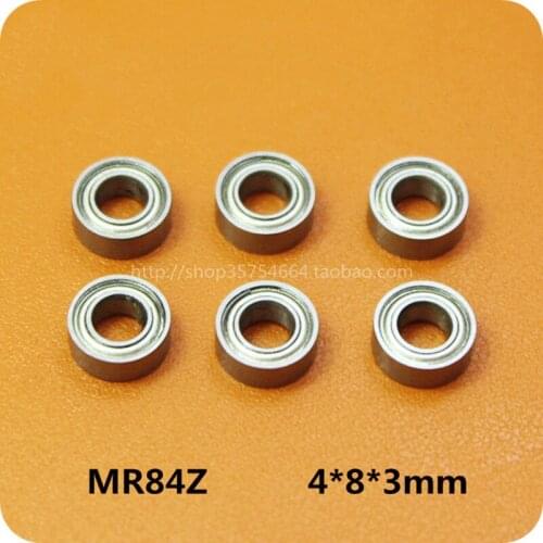 Free Shipping 10pcs micro ball bearing chrome steel MR84-ZZ MR84-2Z MR84zz minisize bearing 4mm*8mm*3mm