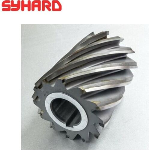 Cylindrical Milling Cutter With Alloy Tungsten Steel Straight Tooth Spiral Blade Milling Cutter Shell Cutter