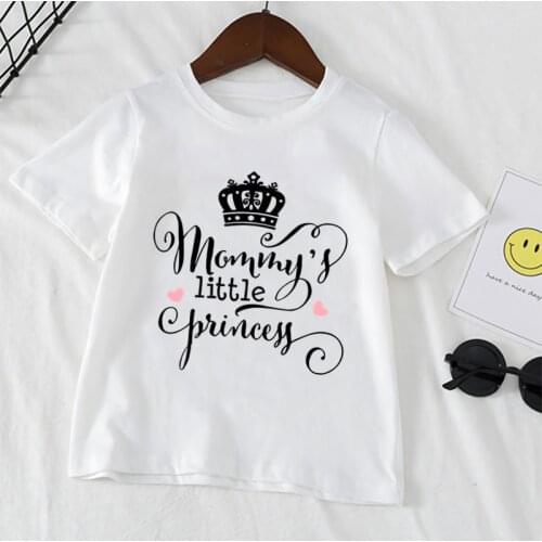 Little Princess New Summer Girls T Shirt Fashion Print Kids T-shirt Cartoons Short Sleeve Tees Childrens Clothes Tops,YKP140
