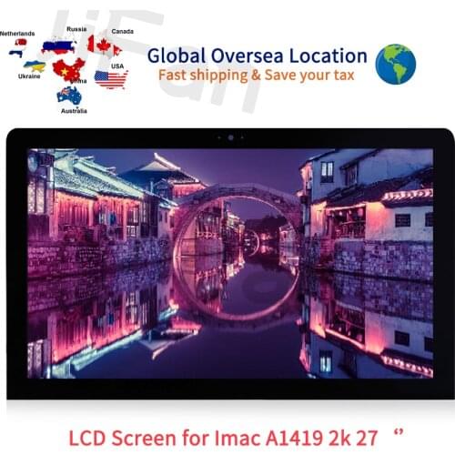 Ship From AU For iMac A1419 2k Retina LM270WQ1 SD F1 F2 27 inch LCD Screen Display Late 2012 2013 Year EMC 2546 2639 MD095 MD09