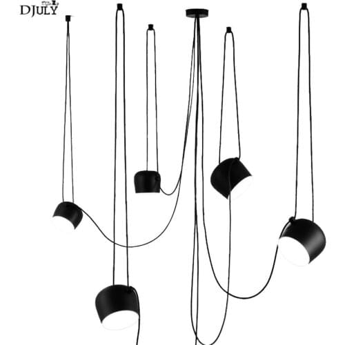 Nordic personality diy Italy design pendant lights for living room clothing store industrial hanging lamp loft decor led fixture