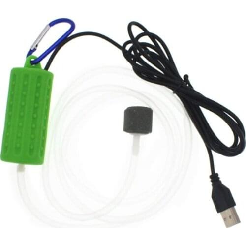 Portable Mini USB Aquarium Fish Tank Oxygen Air Pump Mute Energy Save Compressor Aquatic Terrarium Accessory