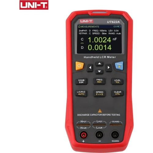 UNI-T UT622A/C/E Handheld Digital Bridge High-Precision Measurement of Resistance Inductance and Capacitance Meter