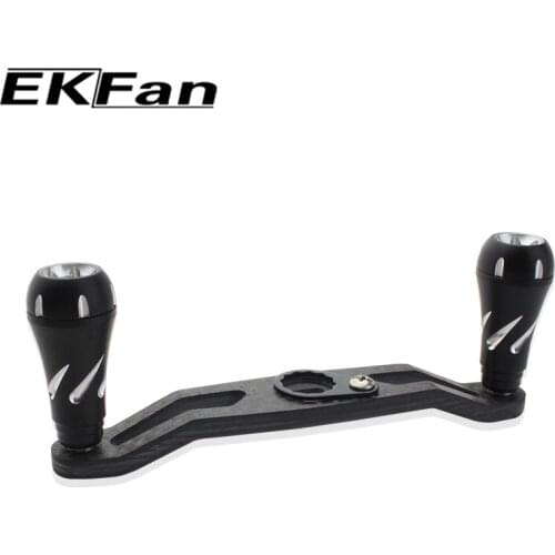 EKFan Fishing Handle length 105mm 7*4mm hole for Bait Casting & Water-drop Drum-wheel Fishing Reel parts