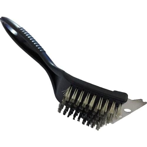 Stainless Steel Grill BBQ Cleaning Brush Barbecue Cooking Tool Useful Cleaner Outdoor Steam Home BBQ Accessories #4O