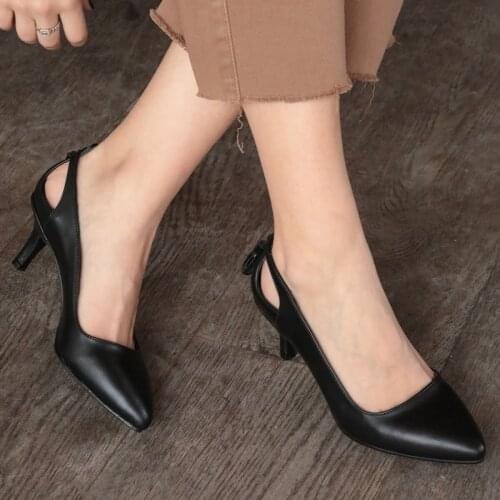 Mio Gusto Brand Drop Black, Blue, Red, Pink, White, tan Color 5Cm Heel Length High Quality Women 's Stiletto Pump Shoee