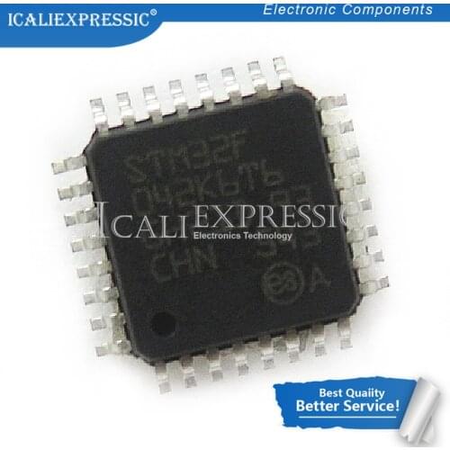 1PCS STM32F042K6T6 STM32F042 QFP-32 In Stock