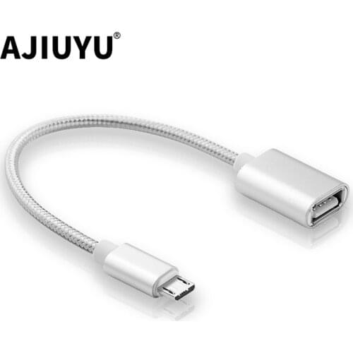 AJIUYU OTG Micro USB Hub Adapter Cable Mobile phone Tablet micro usb to USB 2.0 For For Xiaomi Redmi Samsung Huawei LG Android