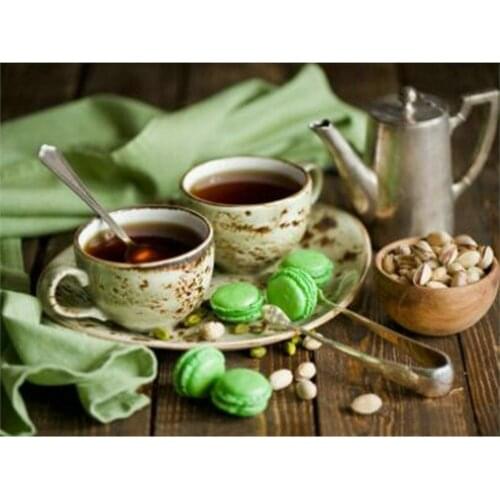 2019 NEW Full DIY Diamond Painting Cross Stitch Kits Square 5d Diamond Embroidery Rhinestones Coffee cup Diamond Mosaic Crafts