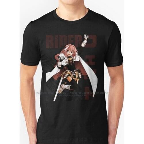 Fate - Rider / Astolfo T Shirt 100% Pure Cotton Anime Meme Manga Light Novel Video Game Fate Stay Night Fate Zero Apocrypha