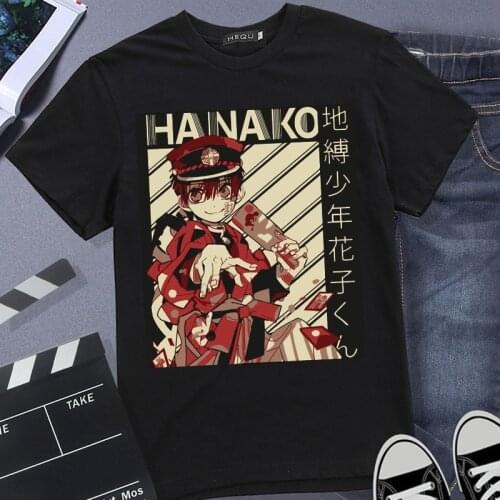 2020 New T Shirt Unisex Toilet-Bound Hanako-Kun Anime T Shirt Short Sleeve Printed Tee Shirt Men Women Loose Casual Tee Tops