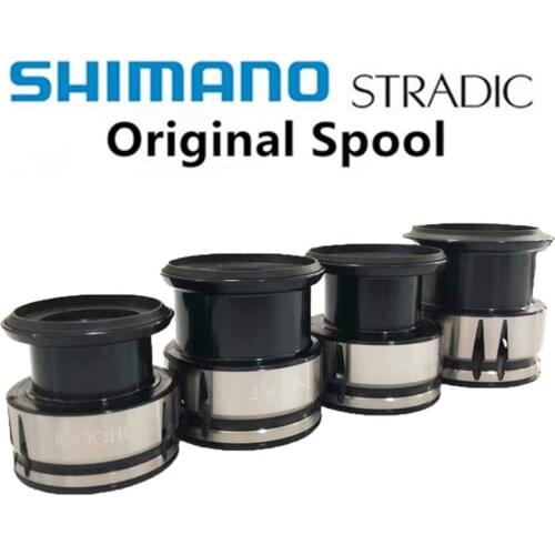 Original Shimano Stradic FL Spare Spool 4000MHG Shallow 1000S C2000SHG 2500S Deep Spool 1000HG C3000HG 4000XG Spinning Reel Part