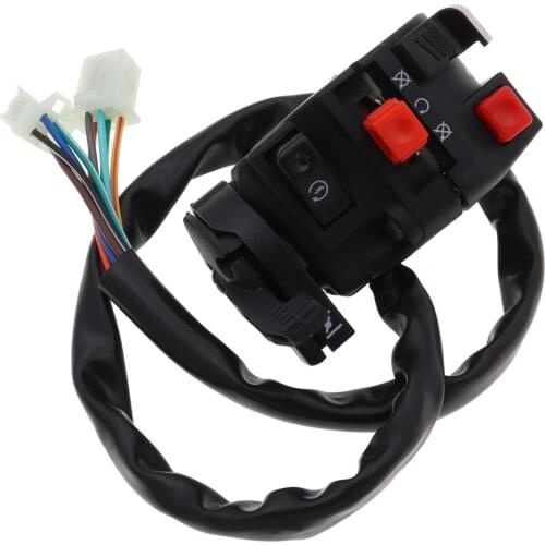 22mm Motorcycle LKill Start Light Button 4 Four Function Switch with Choke Lever for 110 125 150cc ATV
