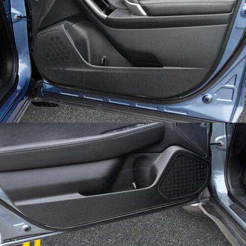 New Car Door Side Anti-kick Anti Kick Protective Carbon Fiber Decal Flim Sticker For Subaru XV Forester Outback Legacy 14-16