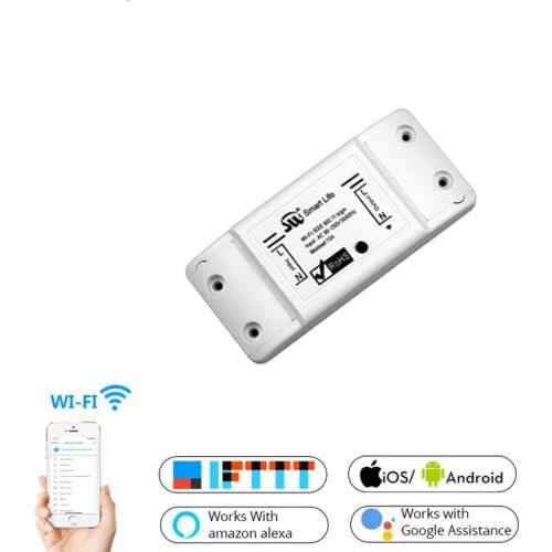 WiFi Smart Light Switch Universal Breaker Timer Smart Life APP Wireless Remote Control Work with Alexa Google Home