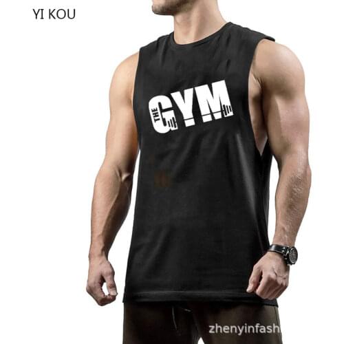 YIKUO Men's T-shirts With Print