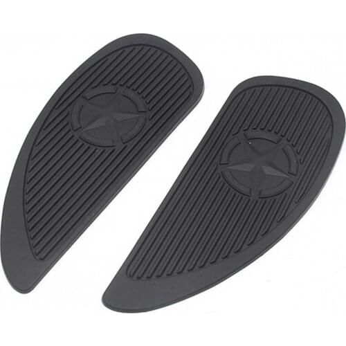 1Pair Motorcycle Tank Traction Pad Side Gas Knee Grip Protector Anti Slip Sticker For Kawasaki Suzuki Honda