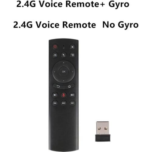 1Pc G20S Gyro Smart Voice Remote Control IR Learning 2.4G Wireless Fly Air Mouse Hot