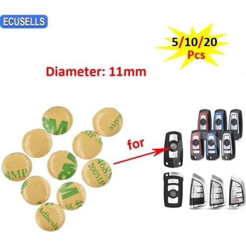 5/10/20Pcs 11mm Remote Key Emblem Logo Replacement for BMW 3 Series 5 Series 7 Series X3 X4 X5 X6 Car Key Logo