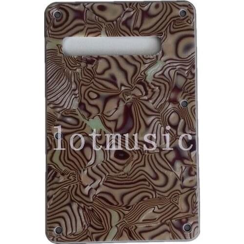 8*3ply Electric Guitar Back plate Guitar Trem Cover Tremolo Cavity Cover For Fender Stratocaster Replacement