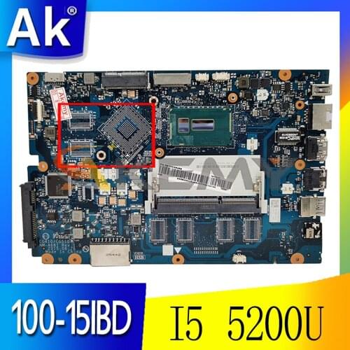 Akemy CG410/CG510 NM-A681 Motherboard For Lenovo 100-15IBD B50-50 Laptop Motherboard CPU I5 5200U DDR3 100% Test