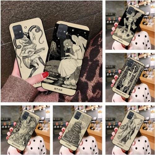 Fool Tarot Card Meanings Phone Case For Samsung Galaxy A52 A21S A02S A12 A31 A81 A10 A30 A40 A50 A70 A80 A71 A51 5G