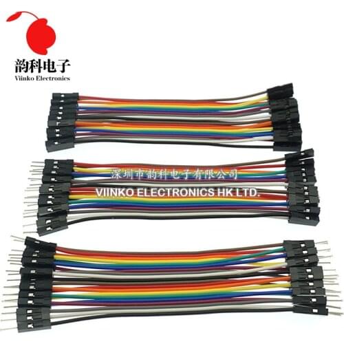 Dupont Line 20pin 10CM 20CM 30CM Male to Male + Female to Male + Female to Female Jumper Wire Dupont Cable for arduino DIY KIT