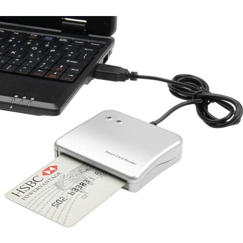 Easy Comm USB Smart Card Reader IC/ ID card Reader High Quality Dropshipping PC/SC Smart Card Reader for Windows Linux OS