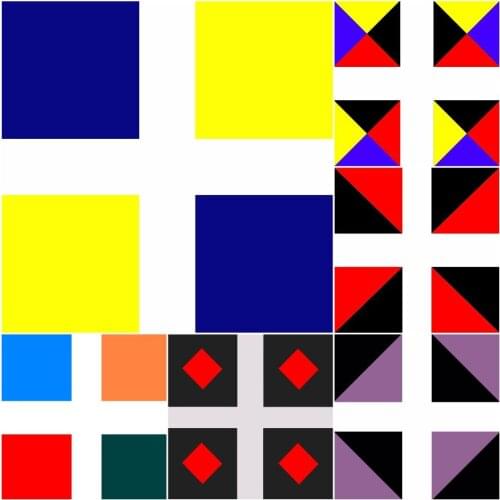 French North America Old Louisianna Flag 4x4ft120x120cm Polyester Double Stitched High Quality