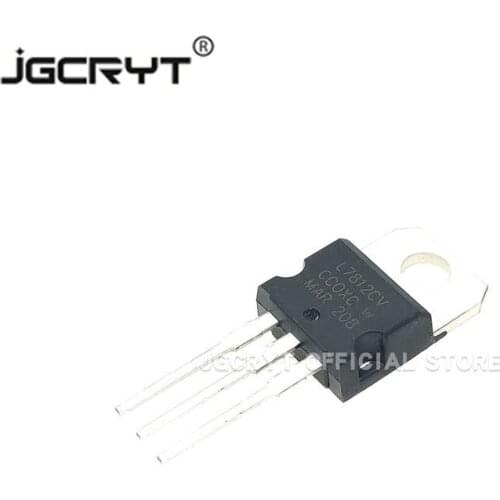 10Unids/lote Imported brand new genuine original 7812 L7812CV TO-220 thick plate 1.5A +12V three-terminal voltage stabilization