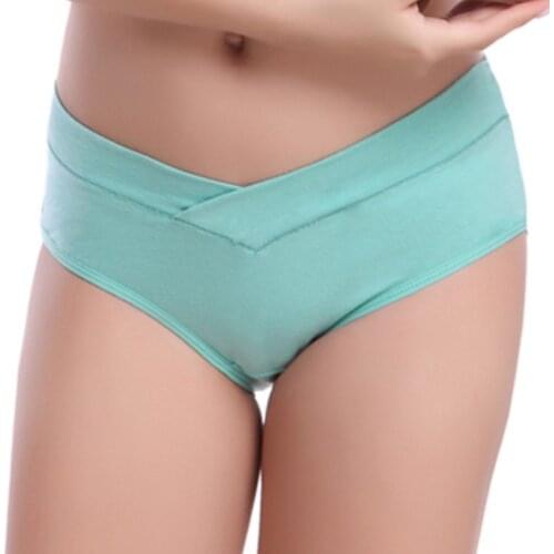 Maternity Underwear Cotton Panties For Pregnant Women Pregnancy Clothes Low-Waist Briefs Intimates Panties Intimate Clothes M187