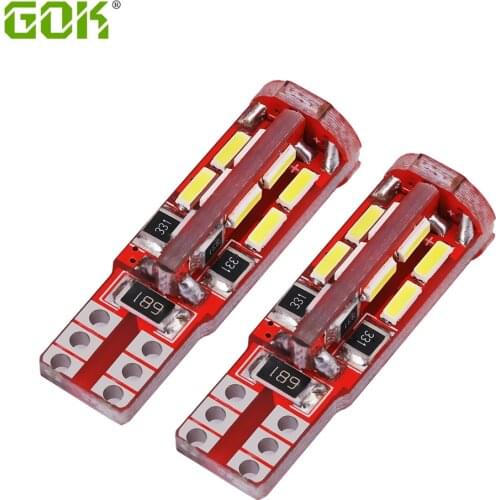 New 10 x T10 led W5W 19smd 194 168 19LED 4014 SMD Car Interior Styling Canbus No Error DC12V Bulb LED Car Light Source