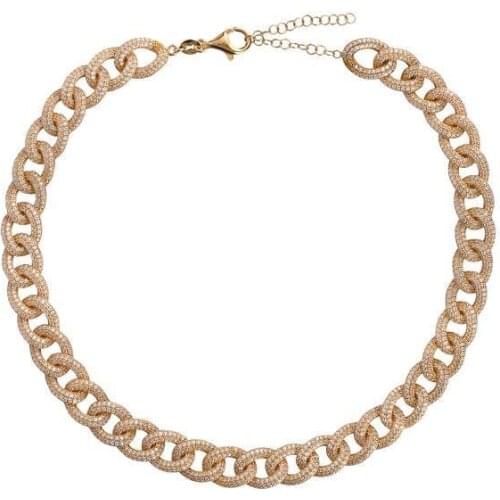 Silver White Stone Rows Braid Chain Choker Necklace, best present options for Your Loved Ones