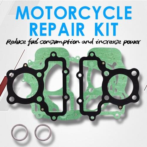 Motorcycle Complete Engine Gasket Cylinder Cover Bottom Overhaul Pad Gasket Set For Yamaha XV250 Motorcycle Accessories