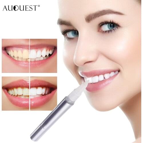 AuQuest Teeth Whitening Pen Cleaning Serum Whitening Pen Gel Remove Strain Oral Hygiene Tool Tooth Care 1pcs