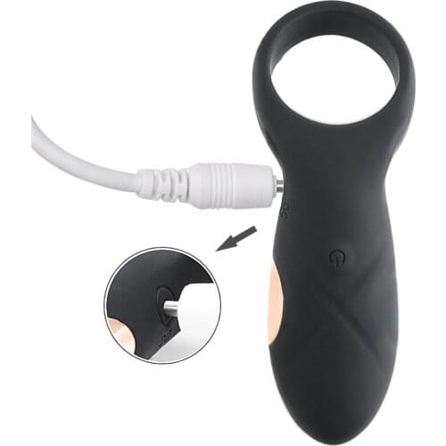 Sex Toys Cock ring Dildo Vibrator Male Masturbator Rechargeable 10 Modes Strong Vibrating Bullets Adult Sex Vibrator for Couple