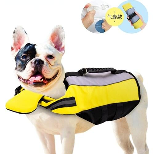 Pet Life Jackets Pet Clothes Inflatable Foldable Portable Safety Swimwear For Dogs